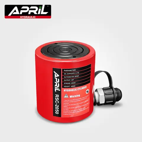 짧은 유형 유압 실린더 RSC-2050 50mm의 20T 스트로크 출력을 갖춘 유압 리프팅 잭