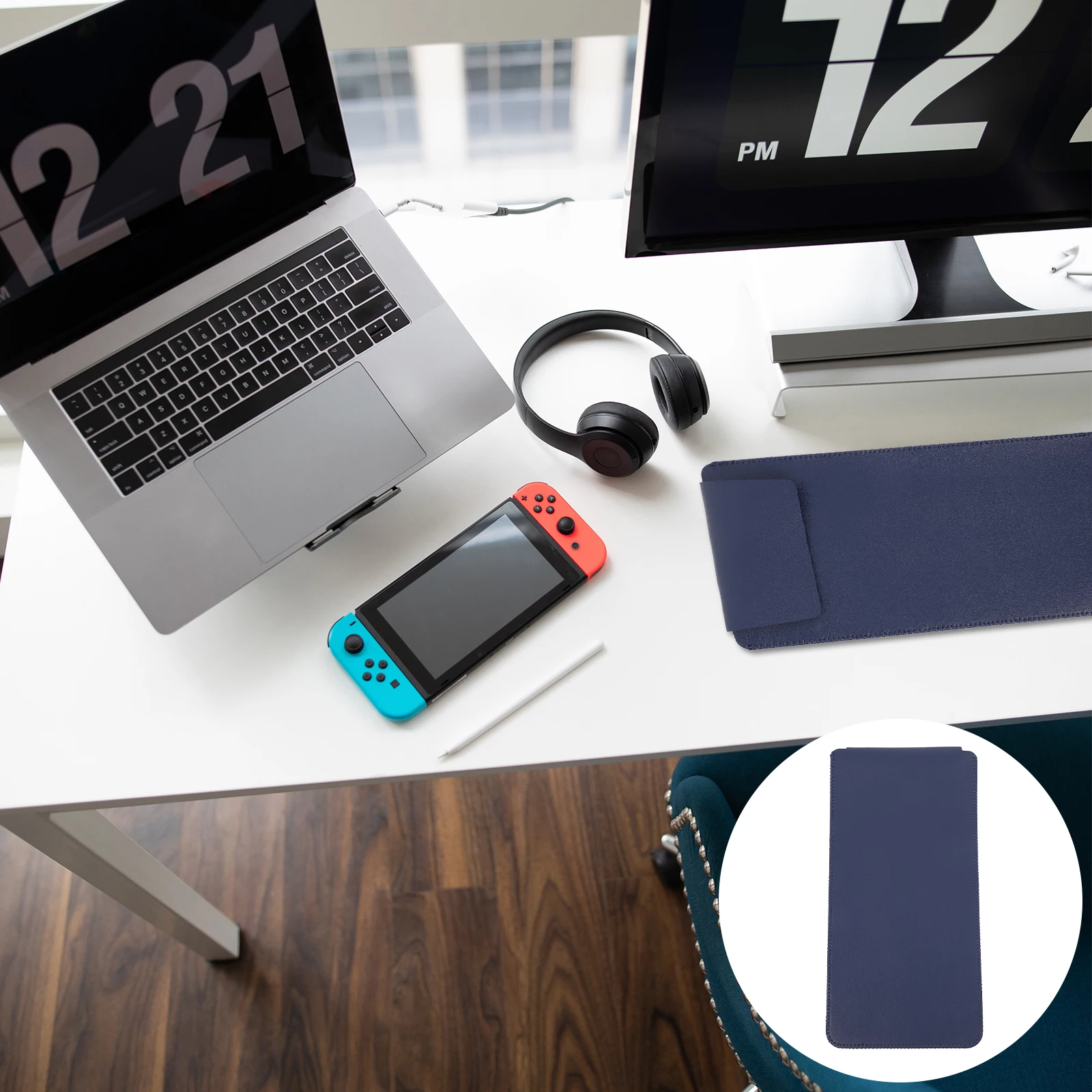 Wireless Keyboard Cover Pu Sleeve Scratch Water Resistant Protector Storage Bag For K380 K400 Compatible Portable