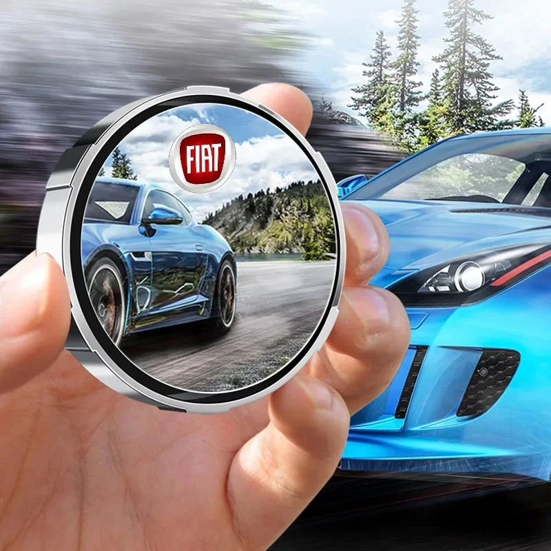 

2Pcs Fiat Car Blind Spot Mirror, 360° Rotatable Round Convex Rearview Mirror For Fiat 500e Tipo 500 500x Panda Punto Accessories