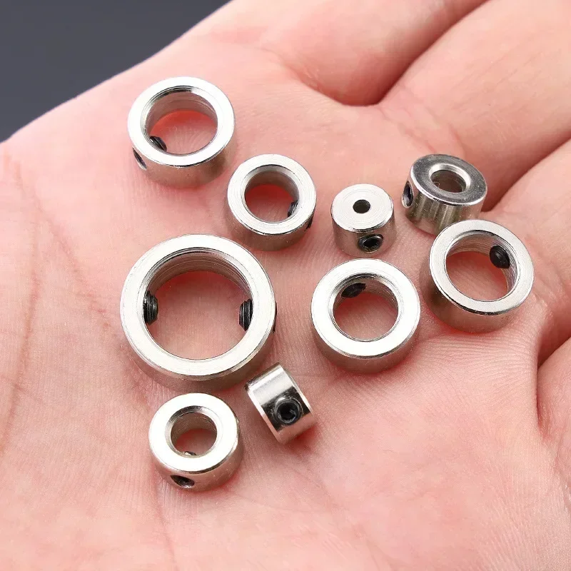 2/10pcs เจาะความลึก STOP Bit COLLAR ชุด Bit Positioner จํากัดแหวน ALLEN ประแจกระชับ Stopper งานไม้เครื่องมือ