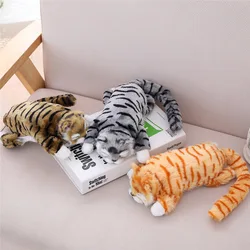 Electric Tumbling Cat Dancing Cat Plush Toy Wriggle Singing Simulation Cat Plush Doll Animal Music Robot Children Toy Funny Gift