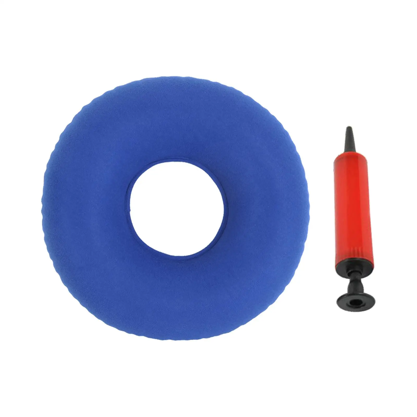 Donut Cushion Seat, Inflatable Ring Cushion with Pump, Hemorrhoid Seat Pillow,