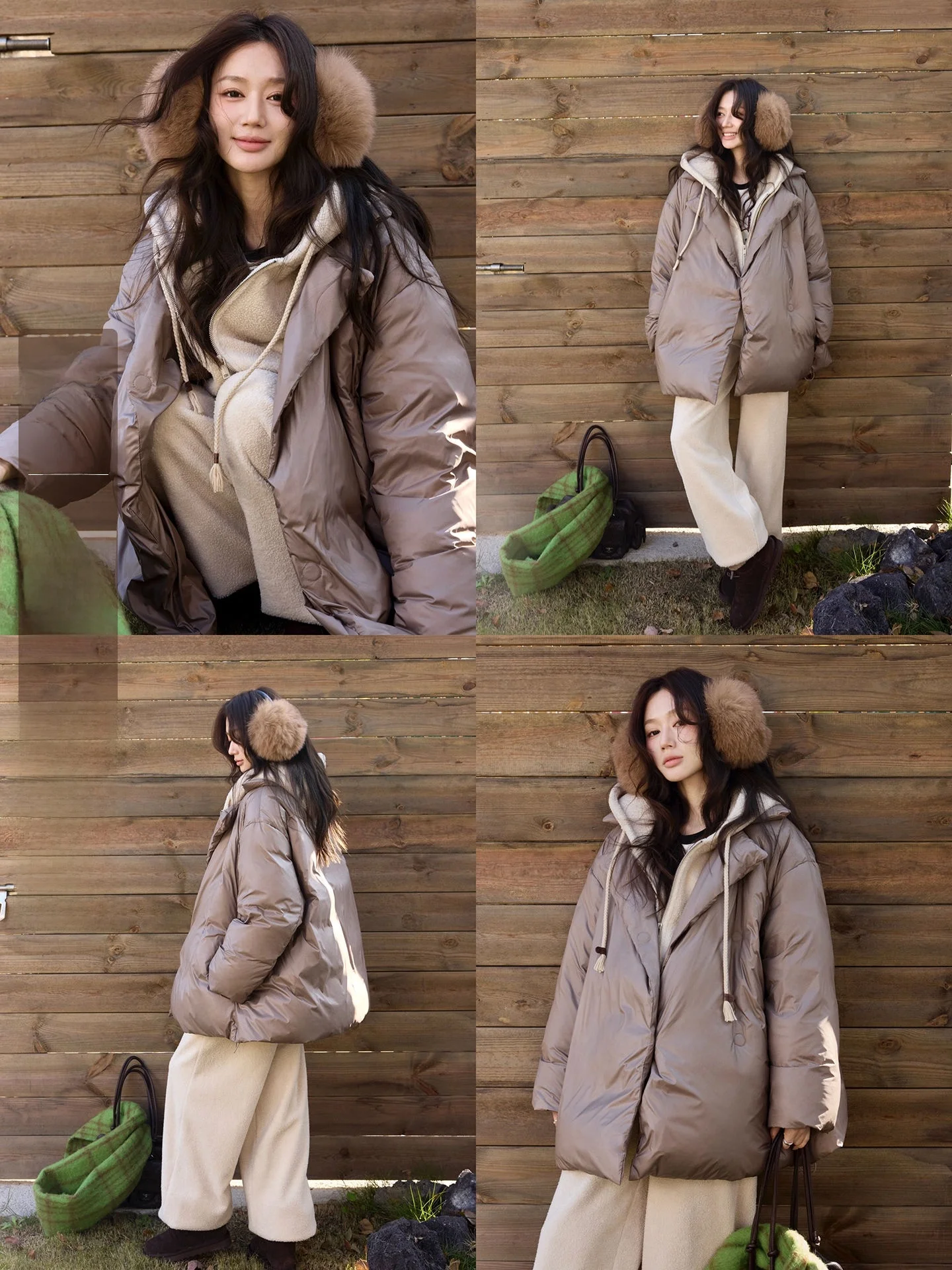 

Куртка Camelux Snow Mountain из пуха гуся, свободного кроя, с 90% белым гусиным пухом, теплая, утолщенная, с длинными рукавами, женское пальто