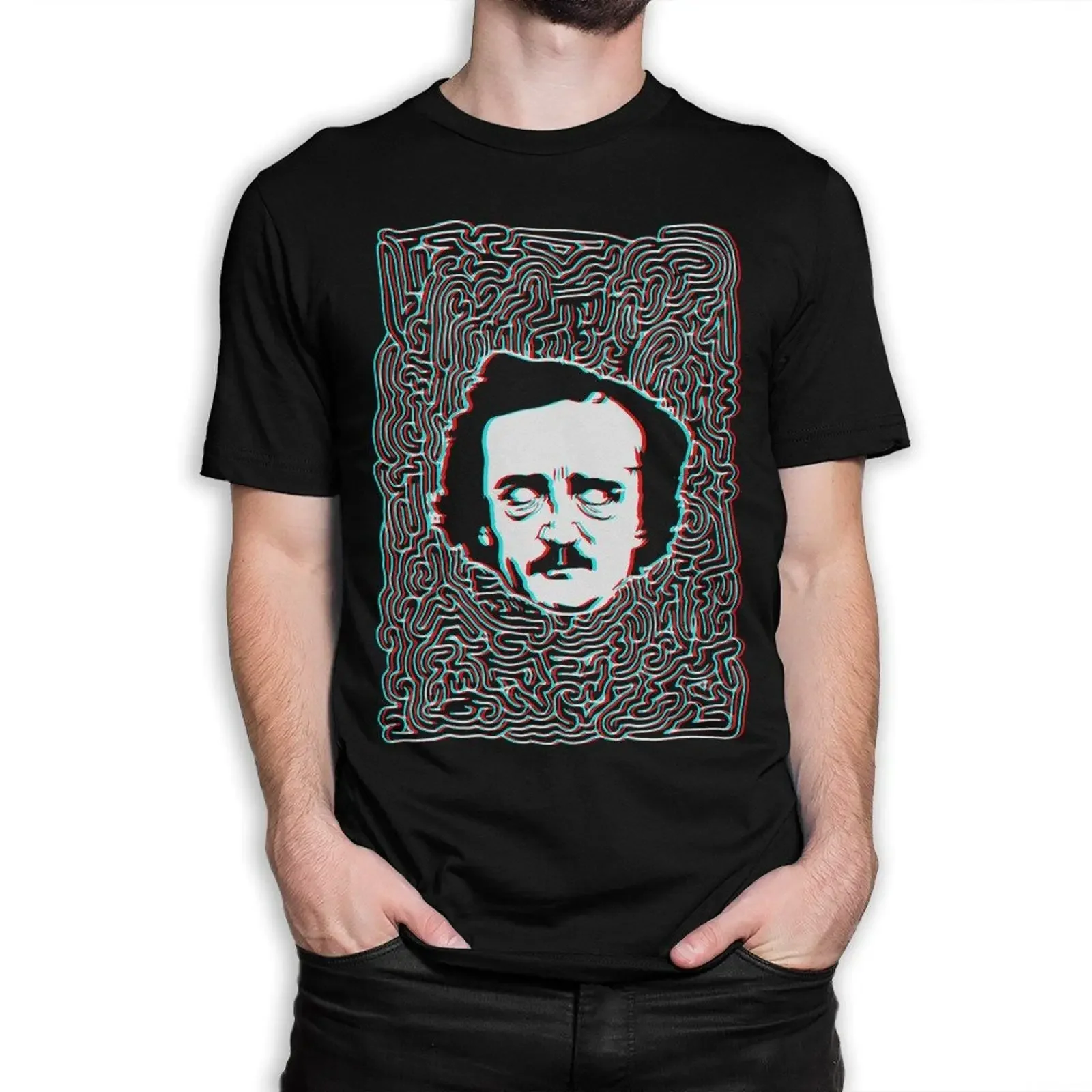 Edgar Allan Poe T Shirt Men amp 39 s Women All Sizes pfa 285 vintage Washed Breathable designer clothes Soft Unisex Comfortable
