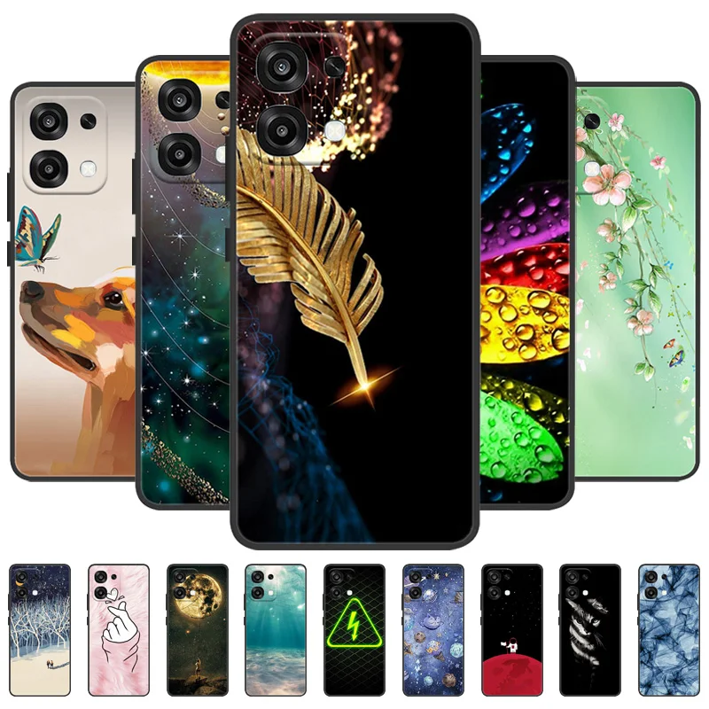 For Oppo A6 Pro 4G CPH2799 Case A6Pro 5G CPH2781 Cover Luxury Fashion Painting Soft TPU Silicone Phone Case For OPPO F31 A 6 Pro #1