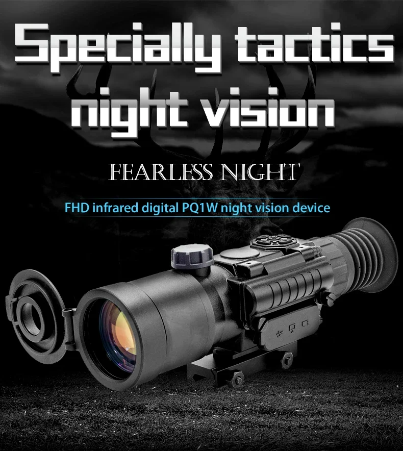 

Night Vision Scope for Hunting 3.7-11X Zoom Focusing Optical Heat Night Thermal Imaging Monocular for Hunting