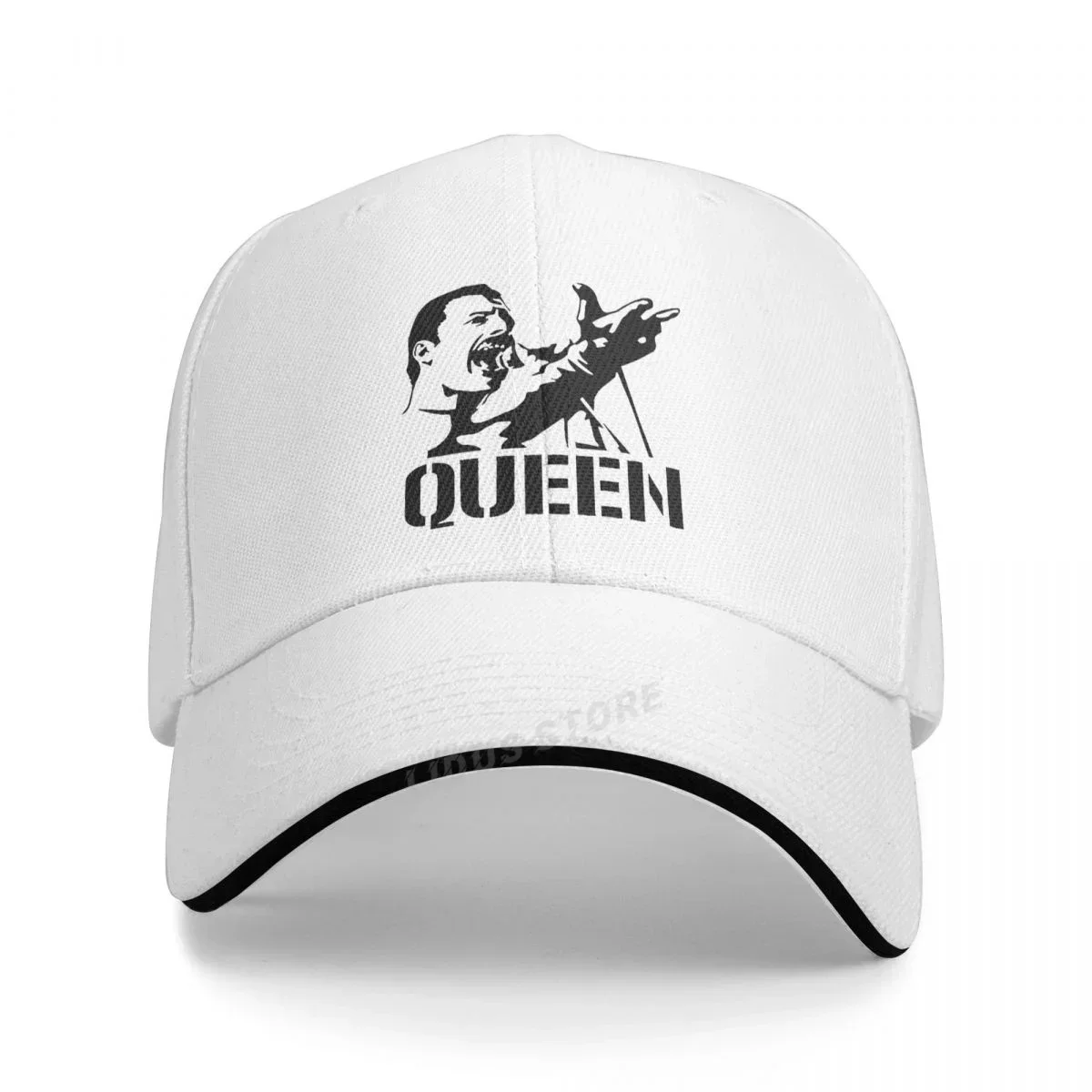 New Queen Rock Band Baseball Cap Men Casual Cotton Print Dad Hat British Rock Queen Band Cap Adjustable Snapback Hats