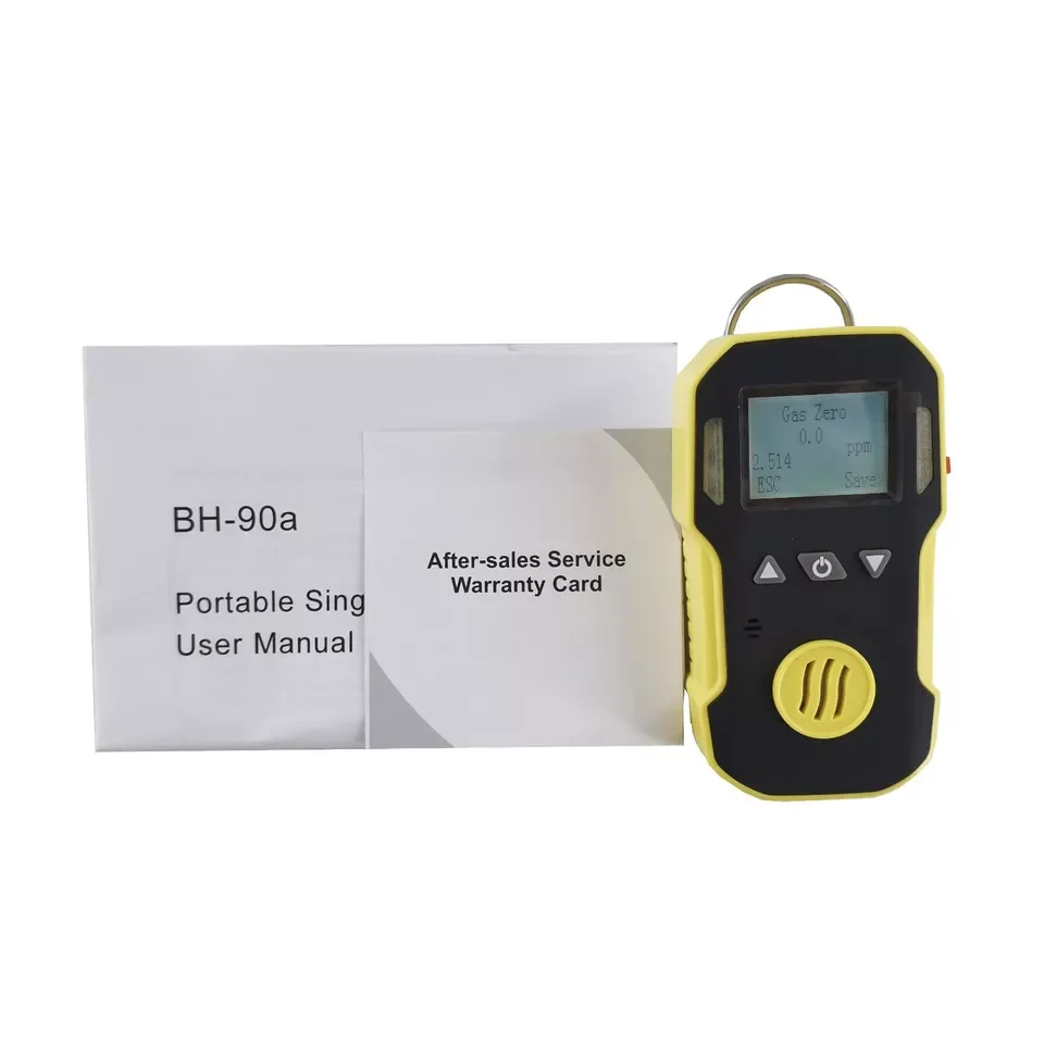 Portable Hydrogen Fluoride HF Gas Detector Digital HF Gas Alarm Monitor 0-100ppm Resolution 0.01/0.1ppm L-alarm  2ppm