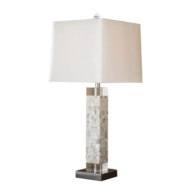 

High-end bedside shell desk lamp