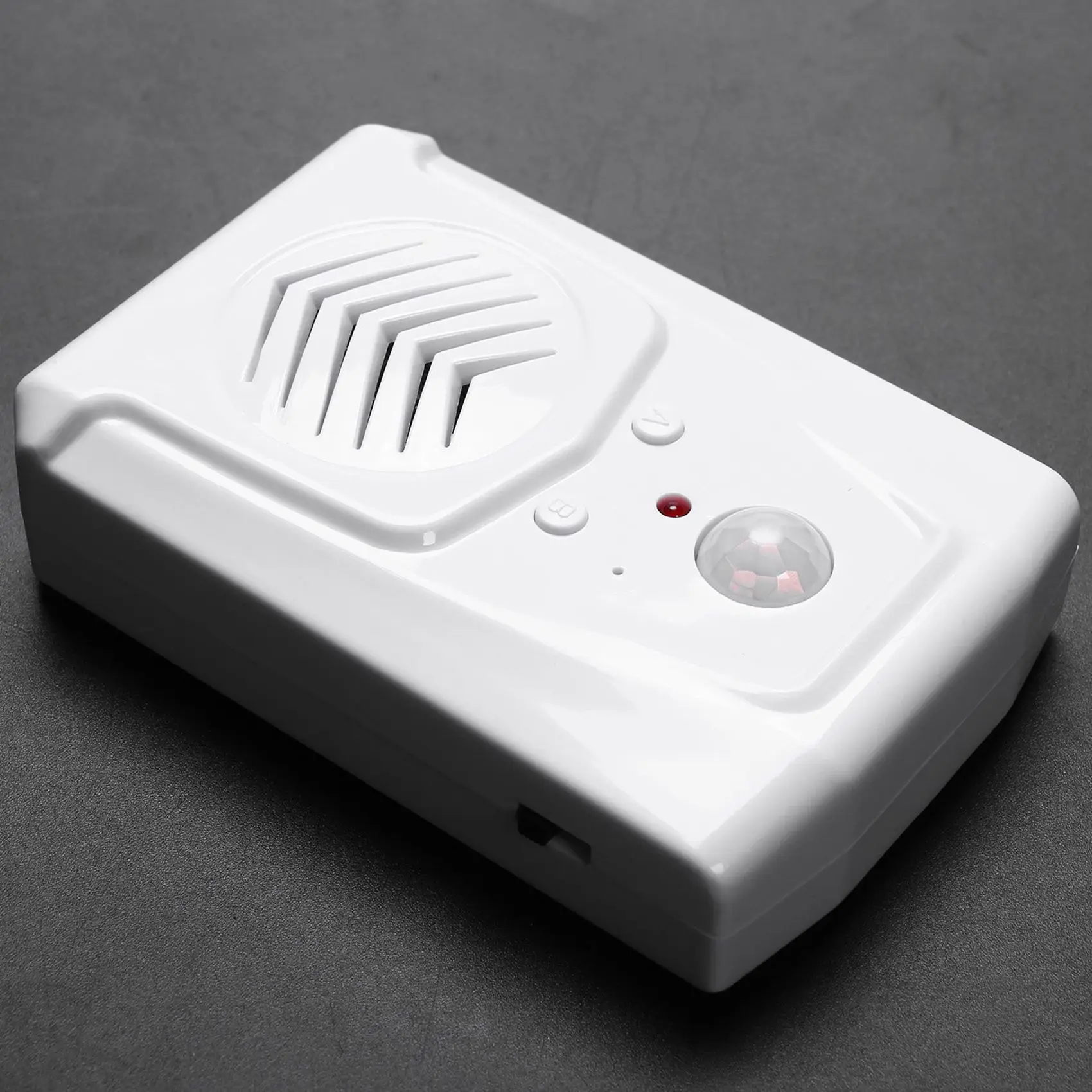 2X الاستشعار الحركة جرس الباب التبديل MP3 الأشعة تحت الحمراء جرس الباب اللاسلكية PIR محس حركة صوت المطالبة-ABJU