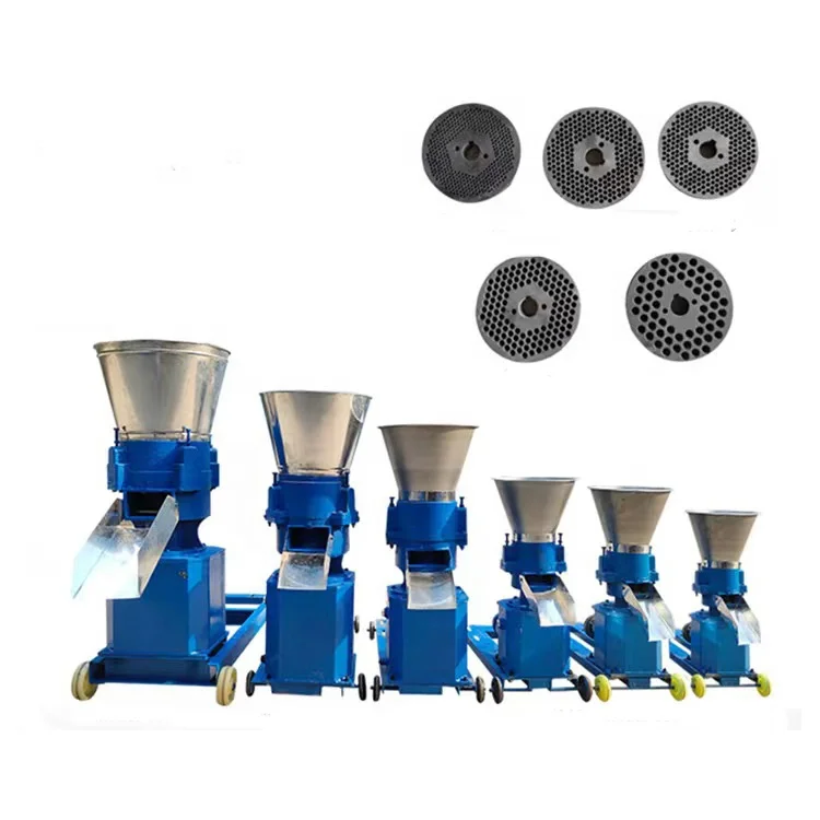 small mini poultry chicken chick fish pig goat cattle cat animal pellet making pelletizer mill feed processing machine