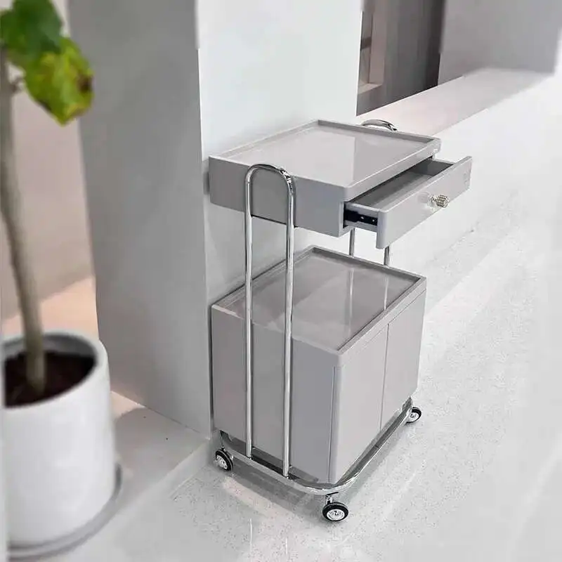 Carrello per salone di bellezza per tatuaggi Carrello per barbiere Carrello per salone di utilità per capelli Cosmetico Spa Carrito Mobili per salone ausiliari BL50ST