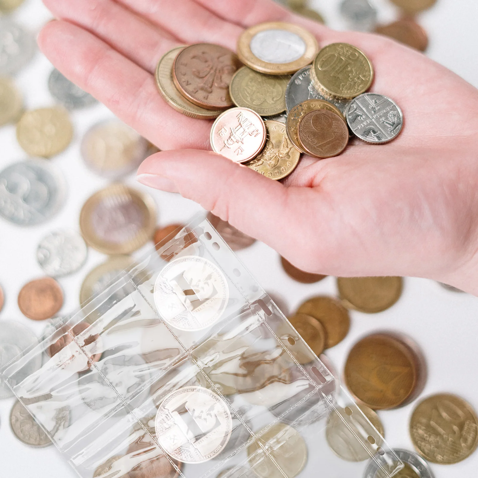 листы для сбора монет