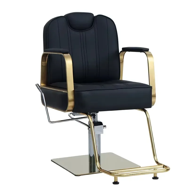 2026 Cheap Whole Sale Barber Chair Chrome Frame Barber Chair Beauty Salon Furniture Modern Beauty Spa Equipment Customizable 2 S