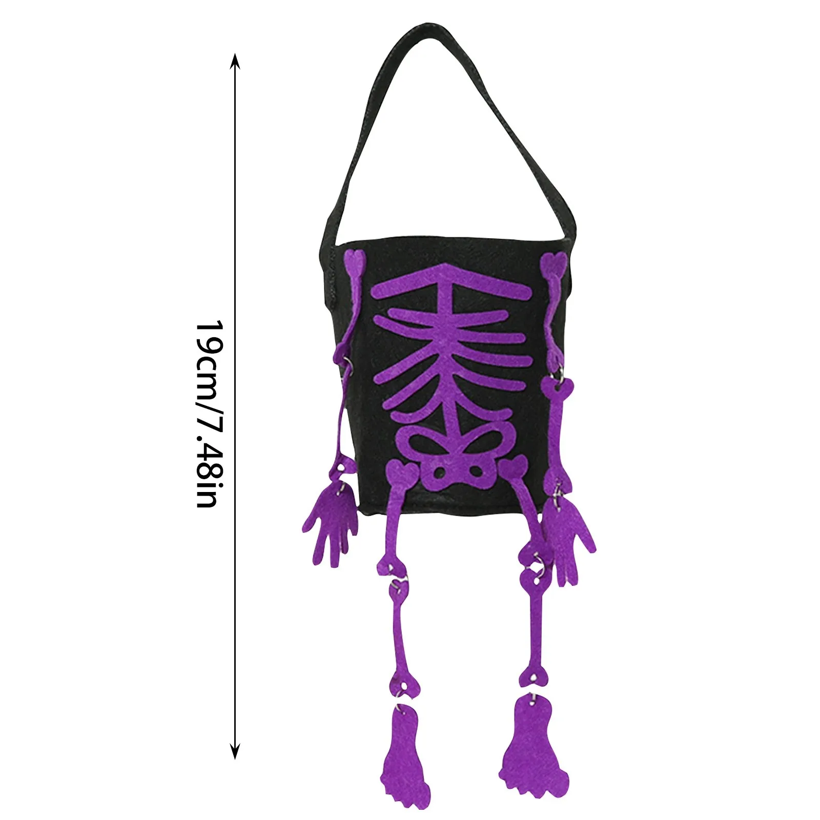 Candy Buckets And Candy Bags For Handling Halloween Candy Bags Bucket Decorations Candy Buckets（4pcs/Set） Home Decor