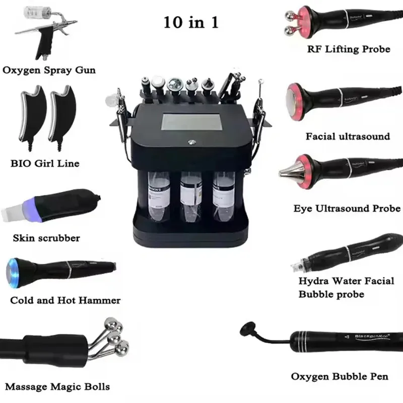 

Новая многофункциональная машина для микродермабразии 10-в-1 (2026 год) с аквапилингом, гидрооксигенацией и дермабразией H2O2 для салонов красоты, корейская технология