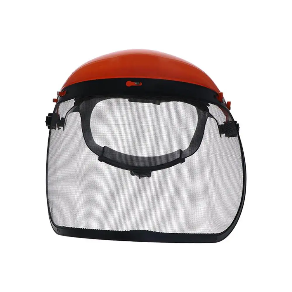 

Защитная защита для лица, триммер для травы, шлем, сетчатый козырек, садовая маска, шляпа, садовый шлем с защитой от брызг, уличный