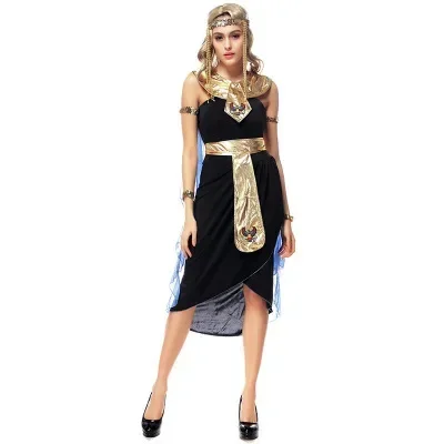 

Sexy Egyptian Cleopatra Goddess Costume Halloween Carnival Party Egypt Queen Cosplay Fancy Dress