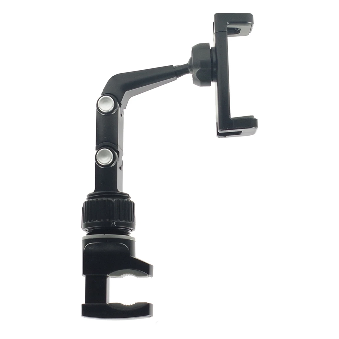【CYBER MONDAY】Guitar Phone Holder for Mic Stand, Music Stand Phone Holder - 360° Rotating Microphone Phone Stand,Grey