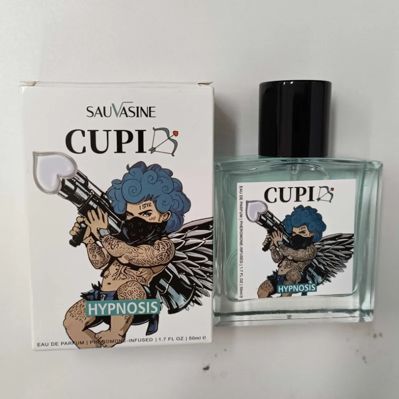 Perfume de feromonas de hipnosis de Cupido de lujo, duradero mejora la intimidad, Perfume fresco y encantador para hombres, perfecto para atraer la cita de las mujeres