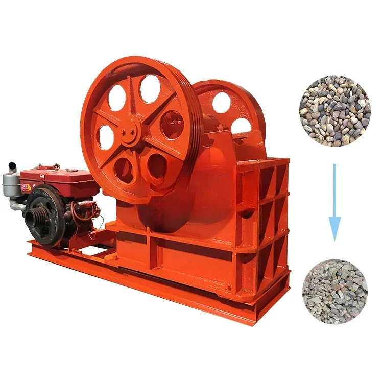 YG Mobile Mini Stone Rock Jaw Crusher Machine with Diesel Engine Small Scale Portable Gold Rock Crushing Machine