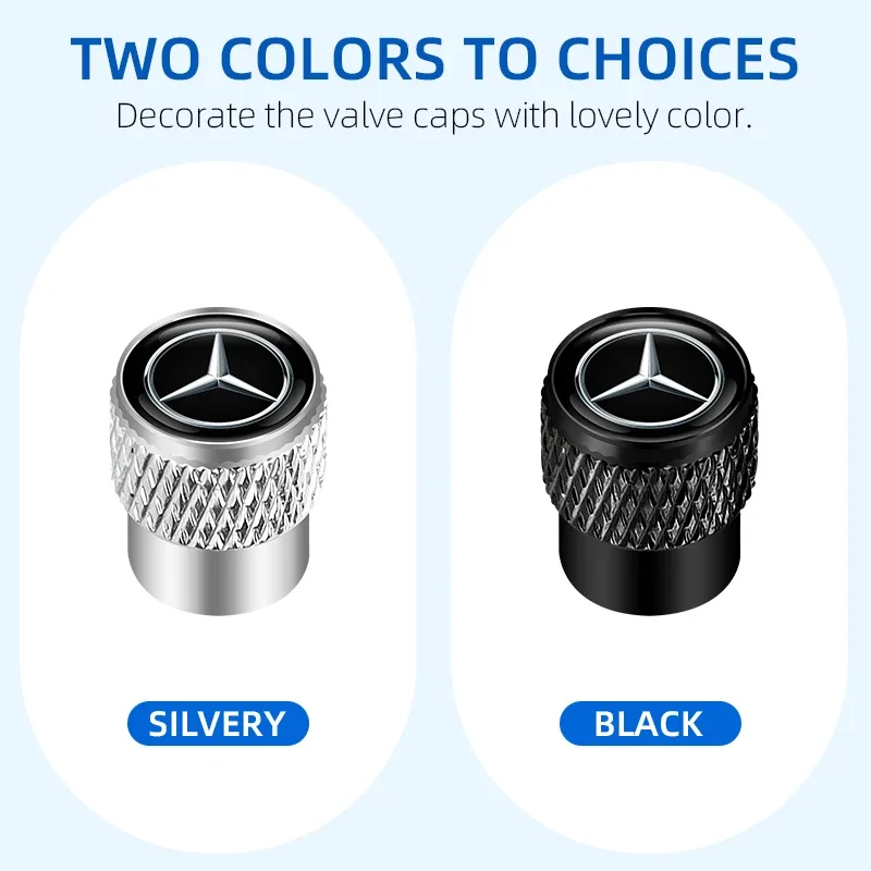 For W206 Class C200L CLA GLA Mercedes Benz W203 W220 W213 W211 W212 W201 Car Wheel Tire Valve car accessories
