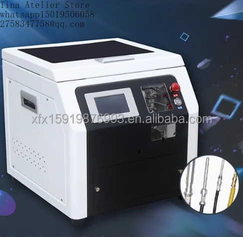 XinFeiXiang XFX-GD Semi-Automatic Tubular Terminal Machine Pipe Stripping End-Beating Integrated Twisted Wire Stripping Cable