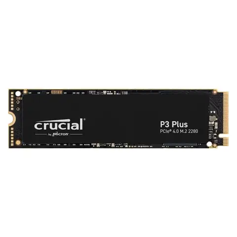 Crucial P3 Plus 2TB 1TB 500GB PCIe Gen4 3D NAND NVMe M.2 SSD, up to 5000MB/s