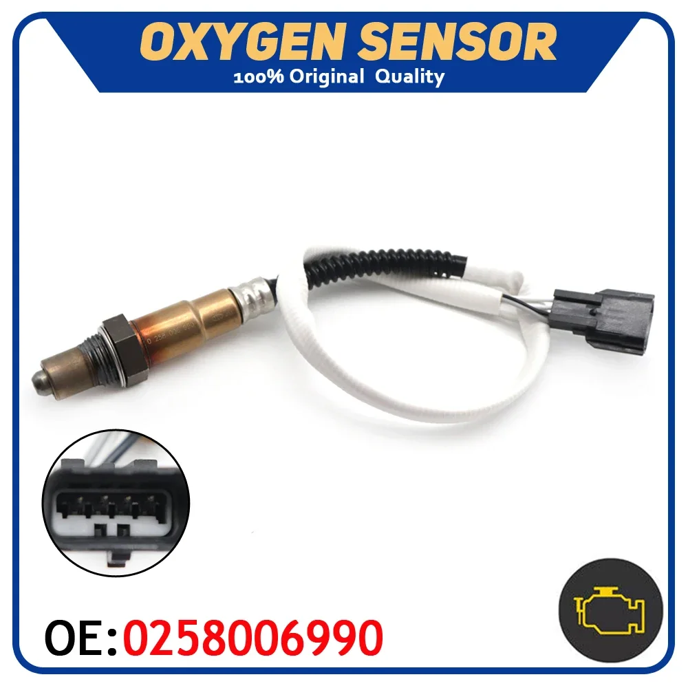 Capteur d'oxygène dans l'air et le carburant, pour RENAULT MEGANE, SCENIC, SANDERO, LATITUDE, CLIO, FLUENCE, WIND, DACIA, SANDERO, Lambda, 0258006990