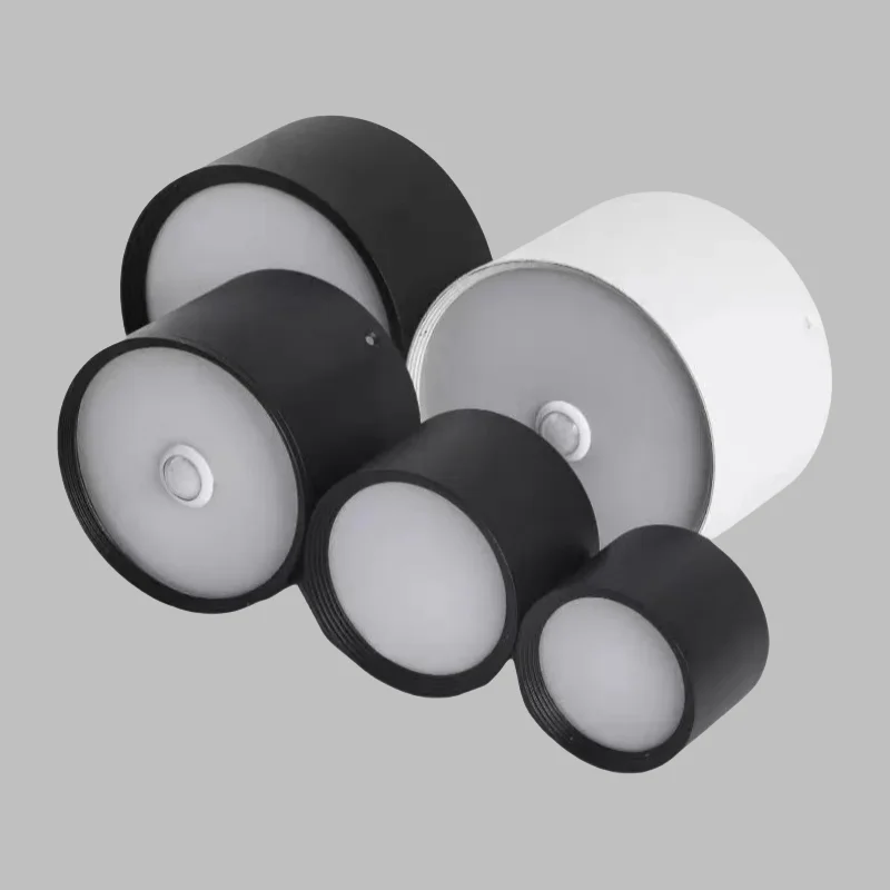 LED Downlight PIR Motion Sensor 12W 18W 24W Surface Mounted Ceiling Light for Bedroom Washroom Corridor Garage Hotel Night Light