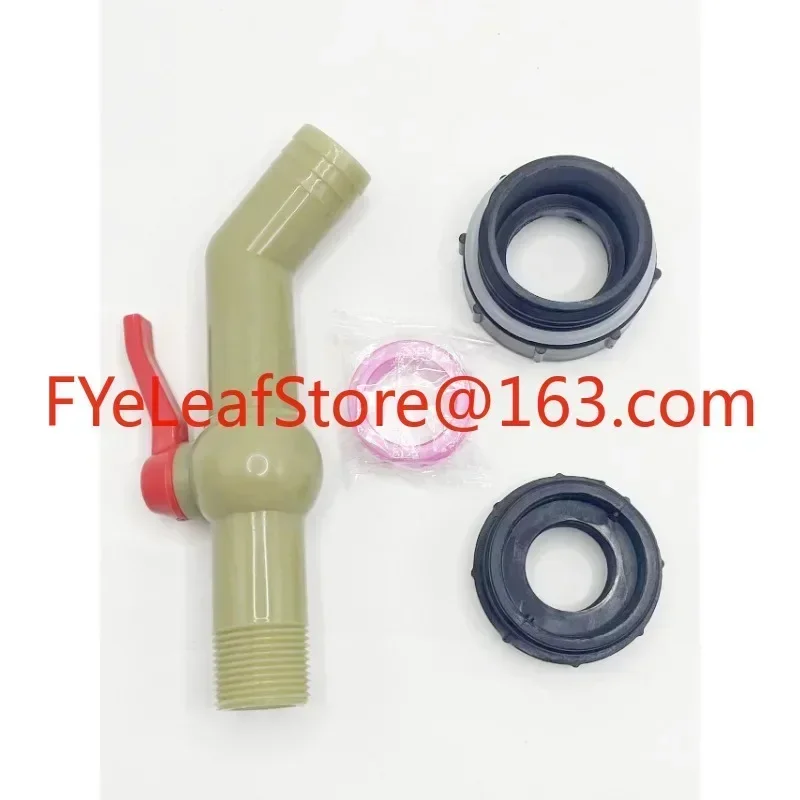 for200 l plastic bucket Angle points material valve drain tap switch chemical barrels cross cover parts nozzle valve.