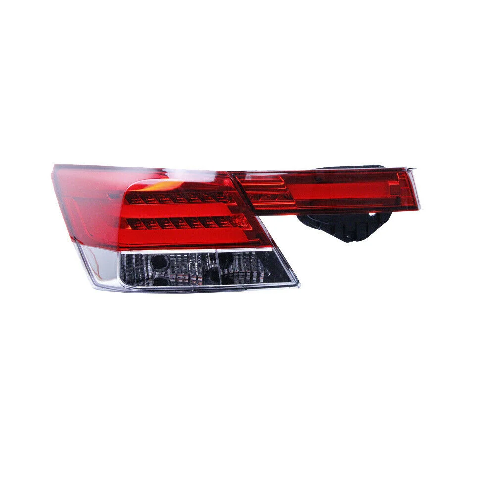 

Guwo Dark/Red LED Tail Lights Assembly LED Rear Lamps For Honda Accord 8th 2008-2013