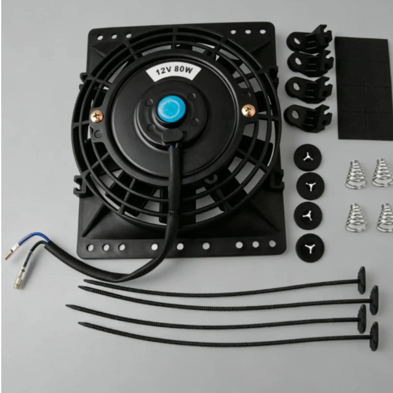 12V Electric Cooling System Fan High Power 12V Car Cooling Fan Vehicle Part Easy Install Direct Replacement for Hot Rod Builders