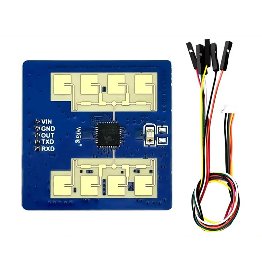 

Hi-Link New LD2411S Smart Home 5V 50mA High Performance 24GHz Motion / Micro Motion Human Sensing Distance Sensor Module