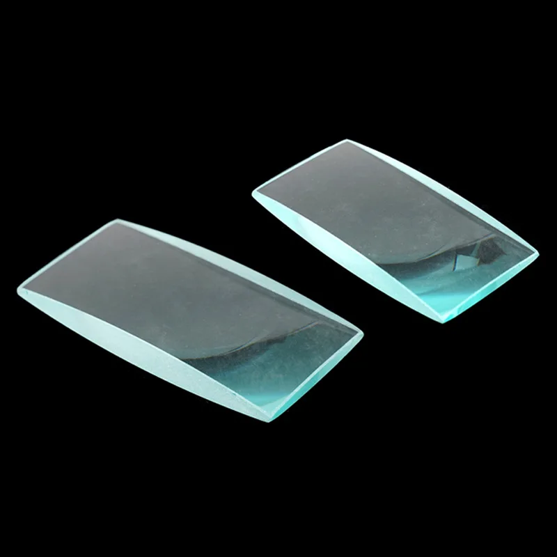 

Optical lens 98MM rectangular magnifying glass double convex lens convex lens