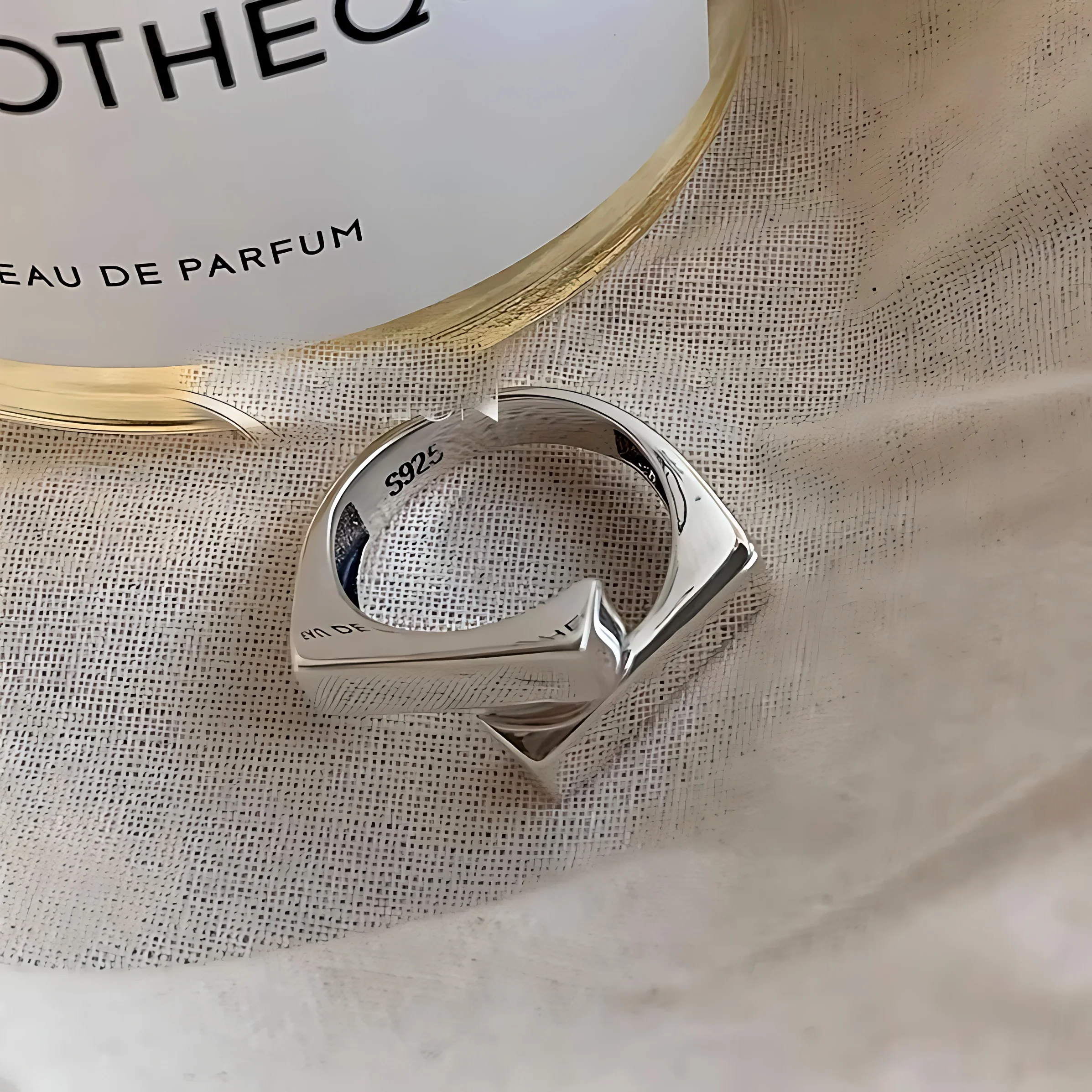 BF CLUB Silver Color Hug Rings for Women Fashion Geometric Handmade Irregular Vintage Fine Jelwery Ring Party Christmas Gift view 2