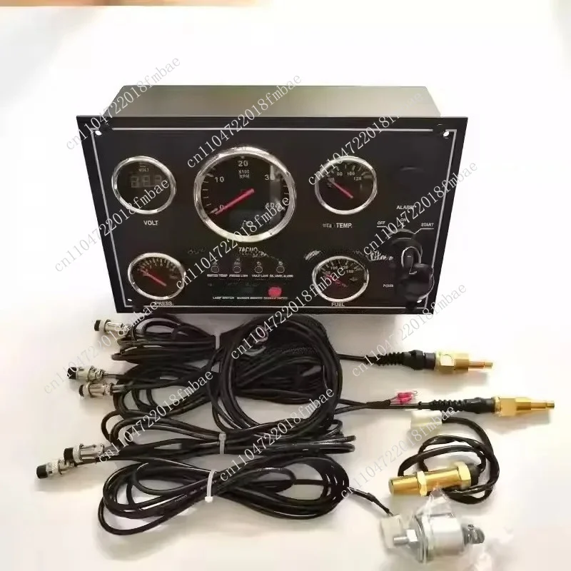 Die-sel Engine Control Panel, Dashboard Switch Panel Boat Dashboard Waterproof Marine