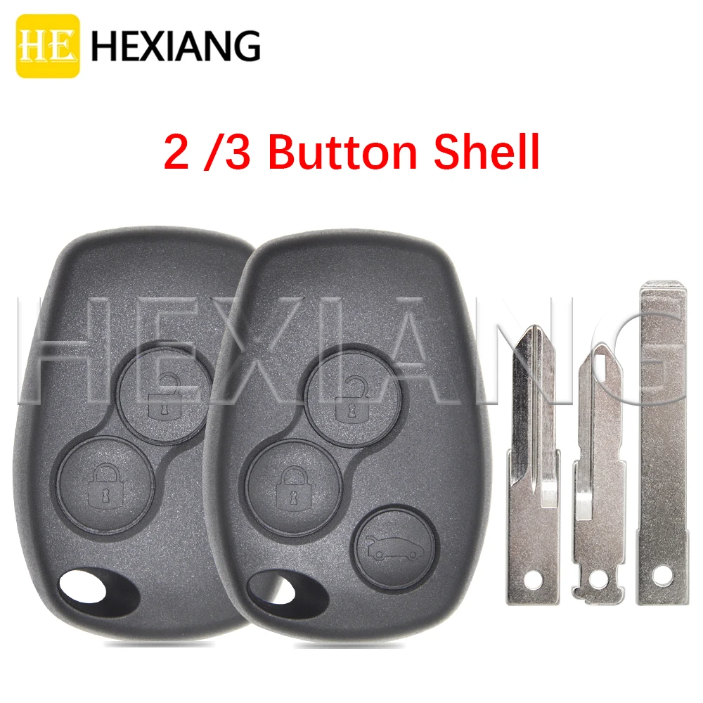 

HE 2/3 Button NE72/VAC102/VA2 Blade Car Key Shell Case For Renault Megane Duster Modus Espace Laguna Fluence Logan DACIA Sandero