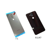 For Nokia 7.1 Back Cover X7 Rear Housing 8.1 Back Case Battery Cover Replacement