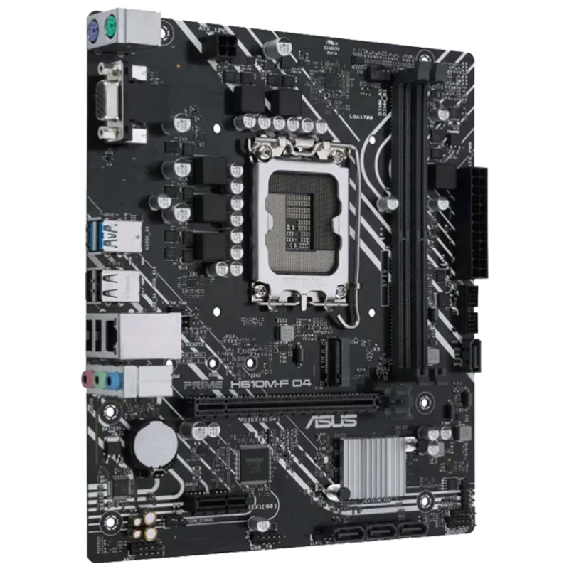 ASUS PRIME H610M-F D4 R2.0 Master Home Desktop Office اللوحة الرئيسية تدعم الجيل الثاني عشر والجيل الثالث عشر