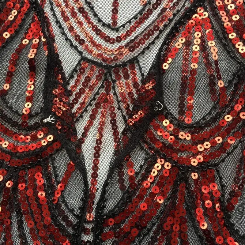 M6CD Bead Sequins Szczegółowy szal szalik dla specjalnych okazji Unikalne cekinowe akcesorium do modnych strojów