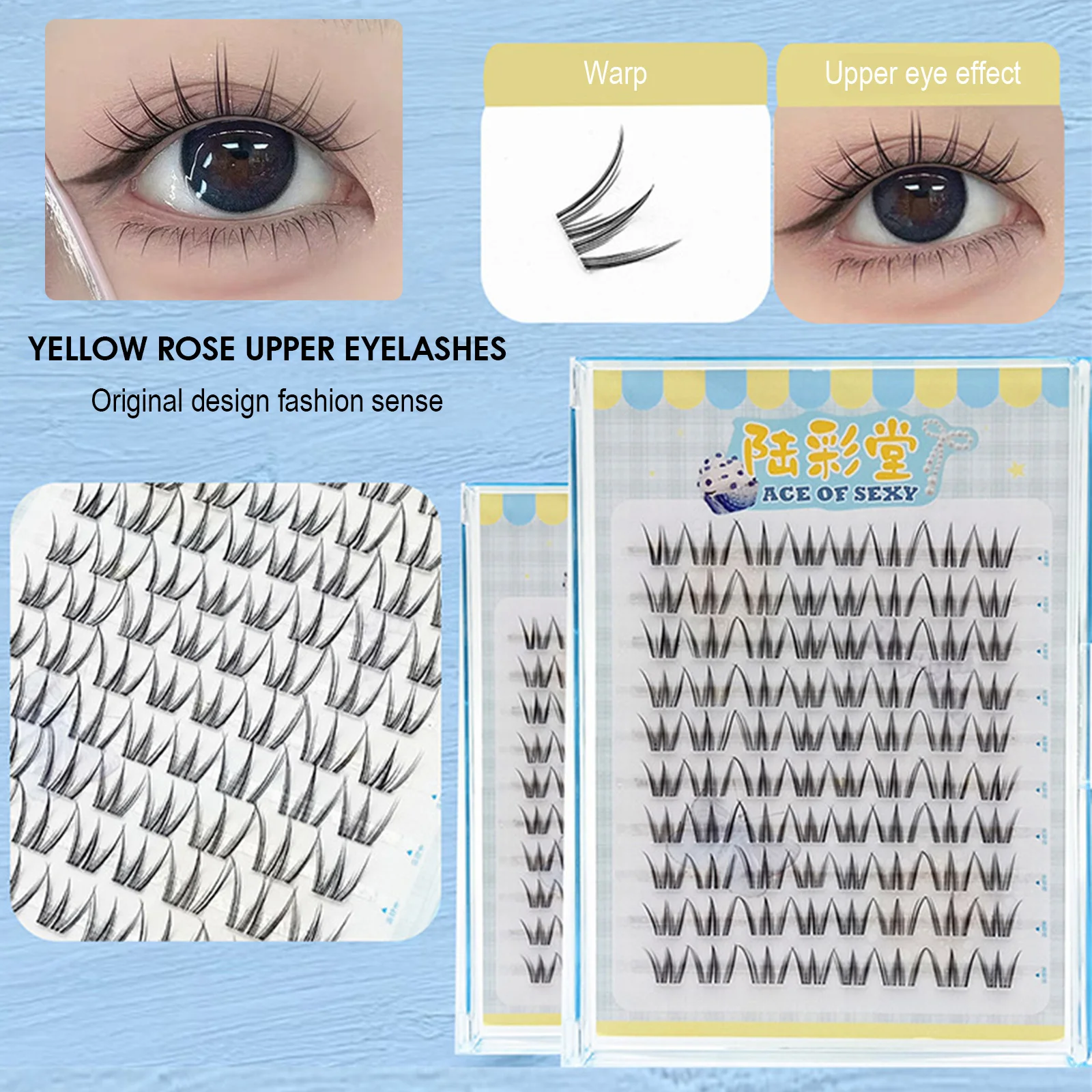 Diy extensões de chicote estilo coreano cílios postiços naturais macio macio encaracolado cílios diários cílios grossos para maquiagem de salão de beleza diária