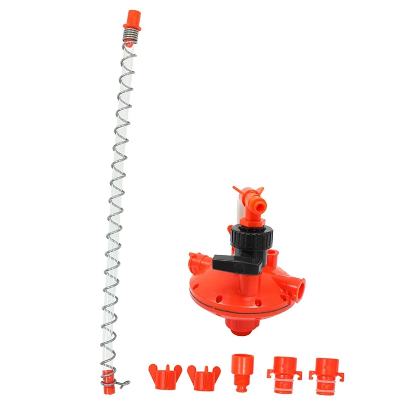 

AT14 Regulator Water Line Pressure Regulating Valve Poultry Water Fountain Quail Waterer Bird Waterer Hens Water Dispenser