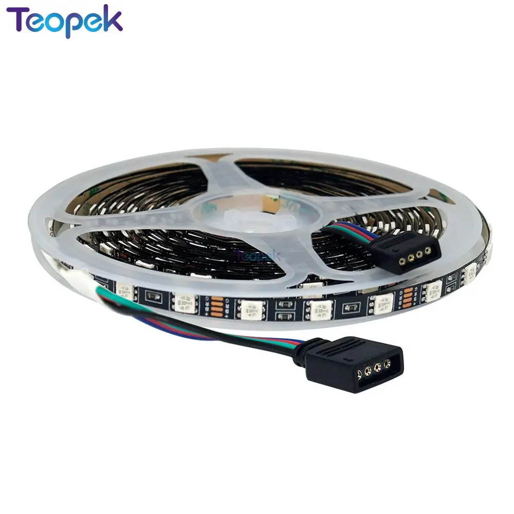 SMD 5050 RGB LED Strip 6MM FPBC Board 60led/M RGB Light High Brightness Led Flexible Tape DC5V/12V/24V
