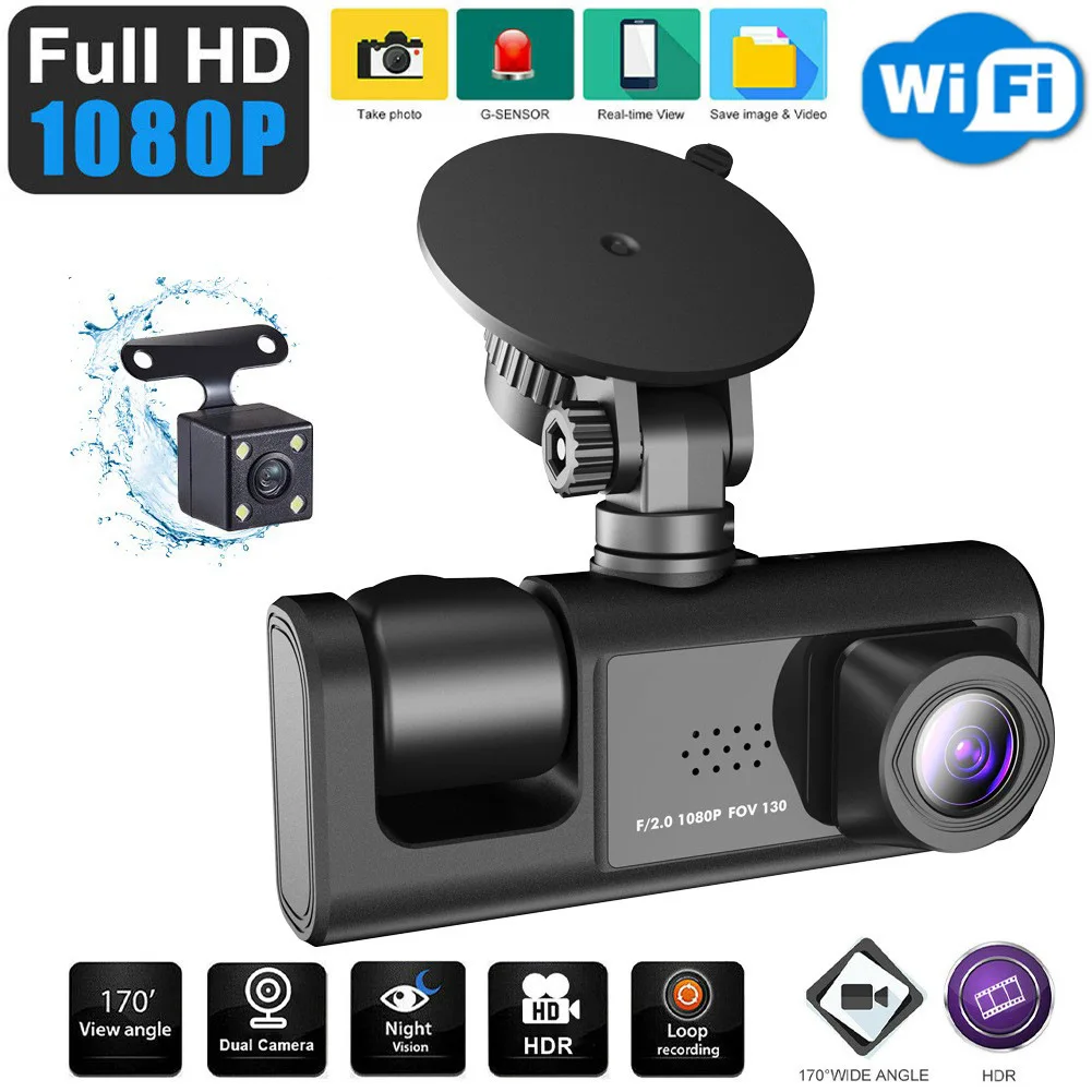 LaBu official-website Car Smart Driving Recorder 1080P HD Night Vision DashCam 360 Degree Wide Angle Car Dvr Dash Cam