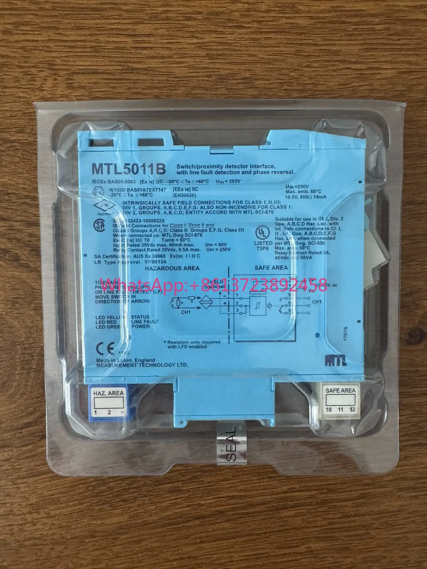 

Safety Plug MTL5011B New, High Quality