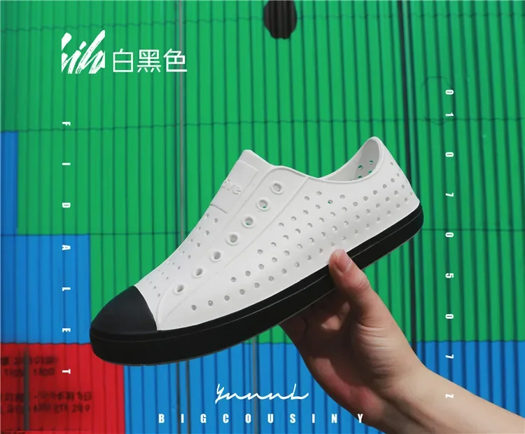 EVA Anti-slip Sports Sandals Slipper Big Child Sandal Unisex Garden Hole Shoe Summer Men Women Sandals Beach Wading Hollow Shoes image 3