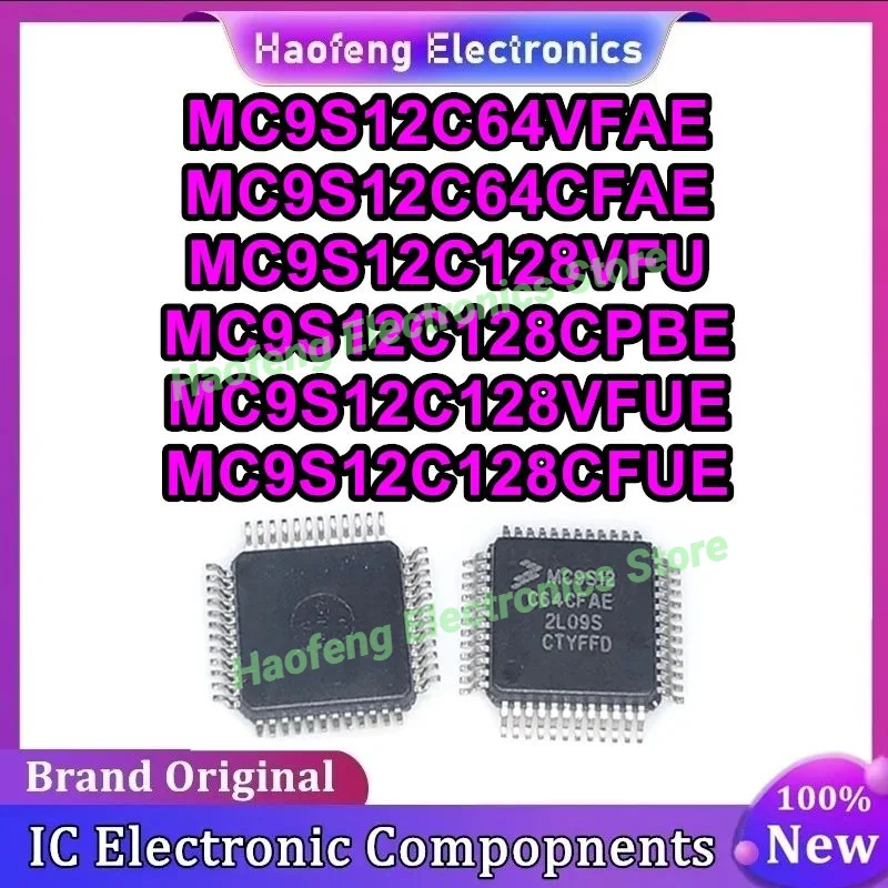 

MC9S12C64VFAE MC9S12C64CFAE MC9S12C128VFU MC9S12C128CPBE MC9S12C128VFUE MC9S12C128CFUE Чипсет QFP IC Новый на складе