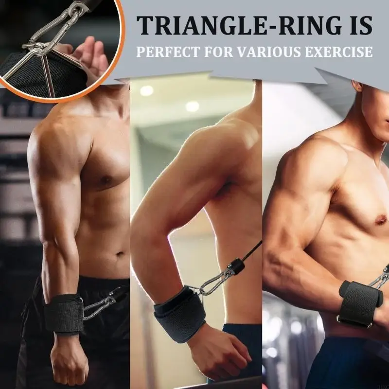  Professional Exercise Hand Straps With Secure Buckles Gym Hand Grip Band For Weightlifting And Resistance Workouts