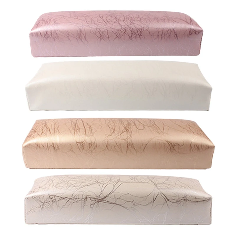 ABLU-Manicure Hand Pillow Rectangle Pu Leather Hand Rest For Nails Cushion Nail Pillow Salon Hand Holder Armrest Rest Manicure N